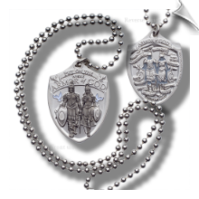 Armor of God Dog Tag Ball Chain - 5 Pack
