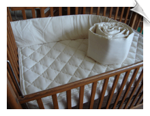 Bumper Pads for Crib, Washable (9" x 158")