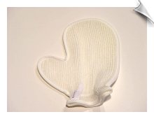 Spa Cloth Mitt - White Spa Cloth Mitt - White