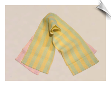 Spa Cloth Original Washcloth - Green Stripes