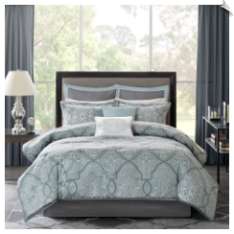 Anouk 12-Piece Jacquard Comforter Set by Madison Park
