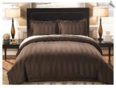 Divatex Home Fashions Woven Dobby Stripe Bedding Set