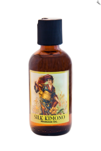 Silk Kimono Massage Oil, 4 oz.