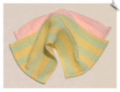Spa Cloth Face Mate - Pink Stripes