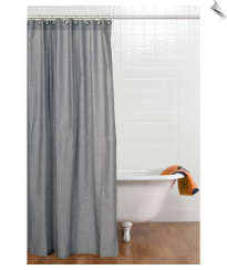 Teyo's Tires Fabric Shower Curtain with Hooks