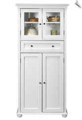 Hampton Bay Tall Storage Cabinet White